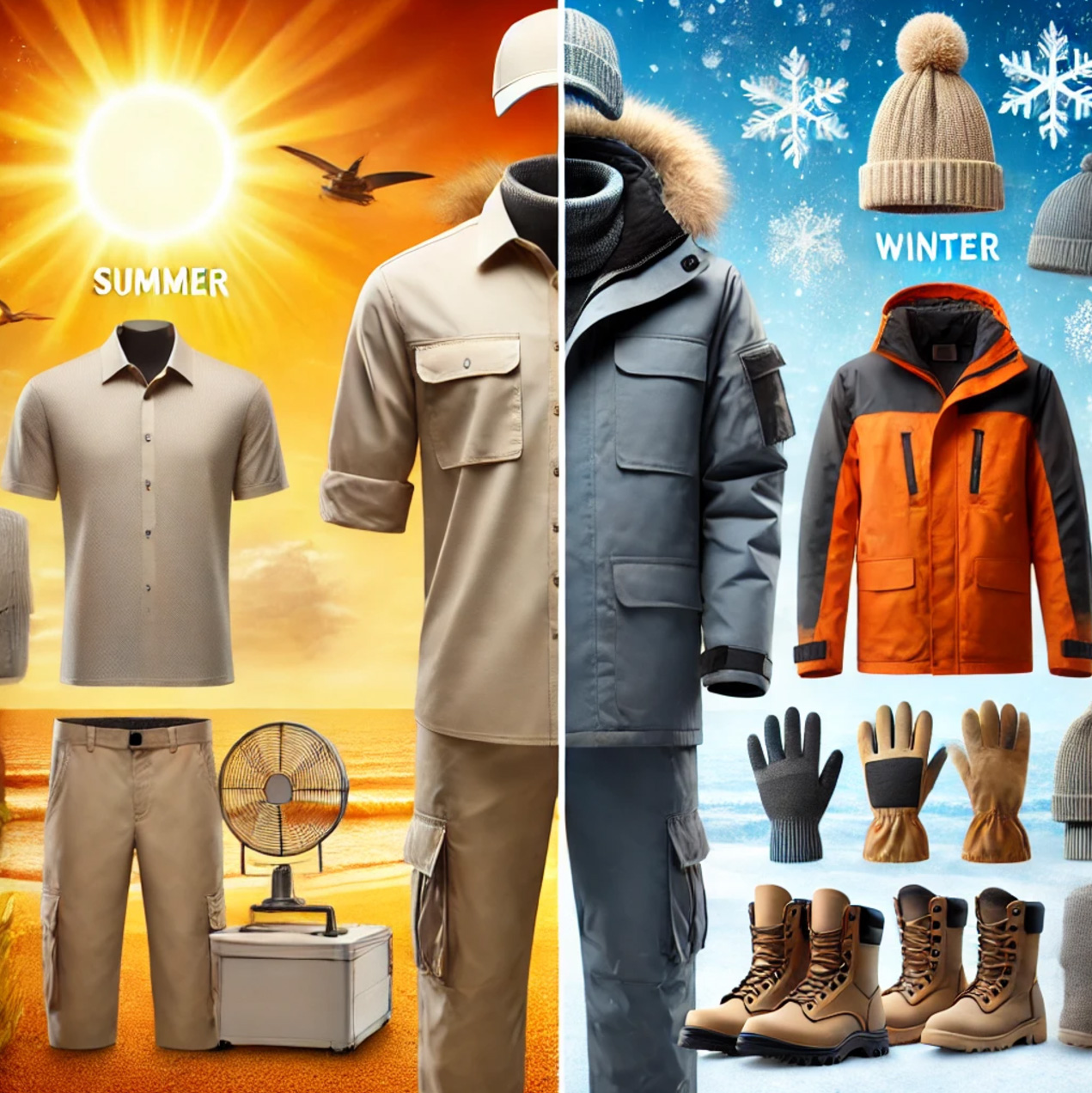 Seizoensgebonden werkkleding